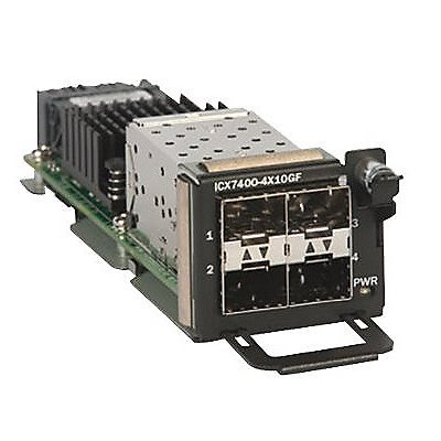 Brocade ICX7400-4X10GF 4-Port 1/10 GbE SFP/SFP+ Module - Motherboard ...