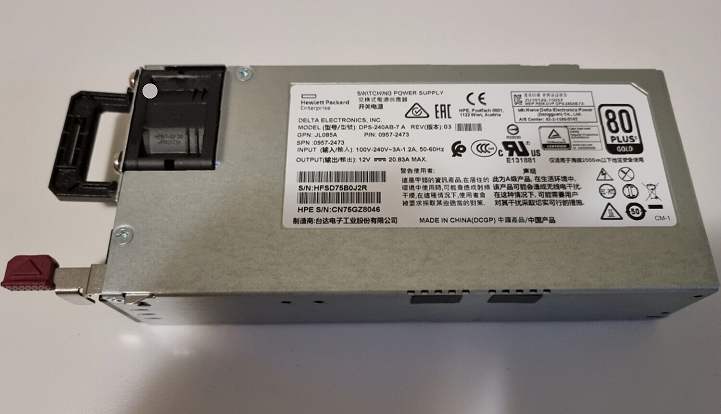 JL085A 250W 100-240V AC Power Supply For HPE Aruba X371 12VDC ...