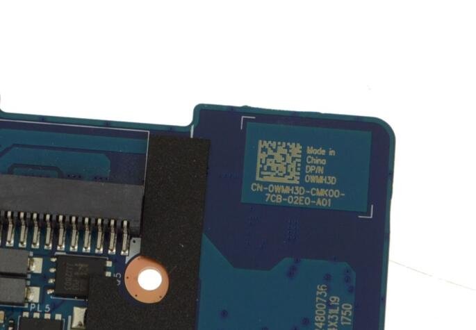 Carte Mère Pour Dell Precision 15 7520 – Intel I5-7440HQ, Référence 0G75Y, Neuve