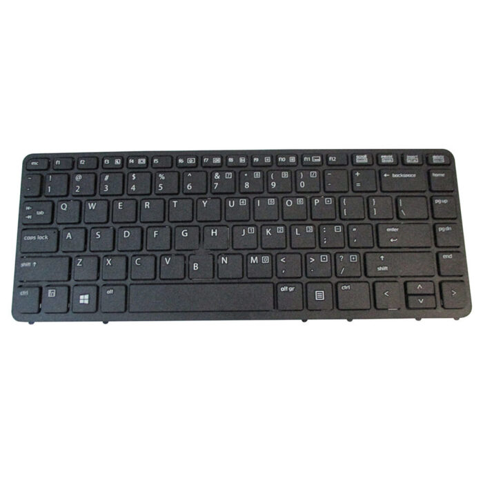 Backlit Keyboard For HP EliteBook 850 G1 850 G2 Laptops - Black Frame No Pointer