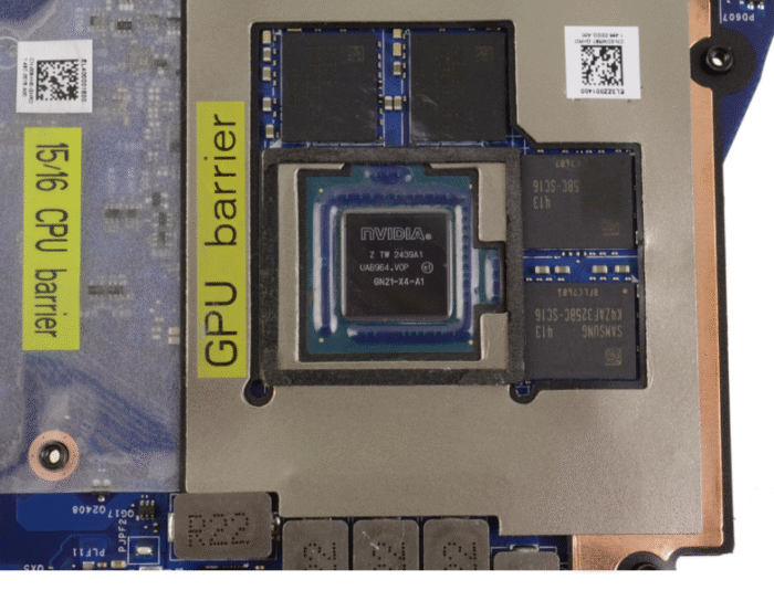 796RN 0796RN i9-13900HX RTX 4060 For Dell G Series G15 5530 / G16 7630 Motherboard - Image 3