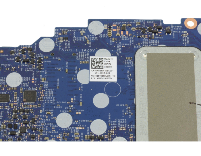 N03X9 0N03X9 Intel i5-1035G1 Discrete Graphics For Dell Inspiron 5501 Motherboard - Image 2