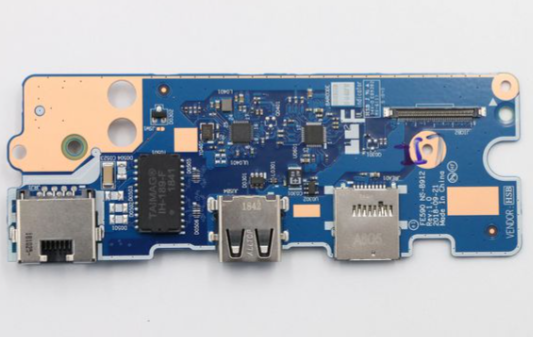 GENUINE 02DL839 For LENOVO THINKPAD E590 LAPTOP USB/SIM/ETHERNET IO BOARD